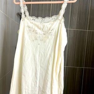 Vintage undergarment/nightgarment circa 1890.